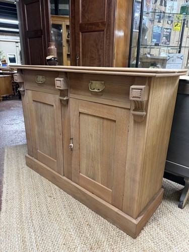 Stripped mahogany sideboard - mahogany,