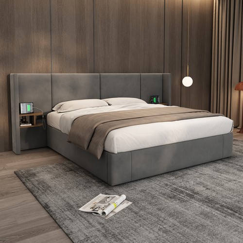 Upholstered bed super - upholstered,