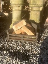 cast iron fire basket vintage