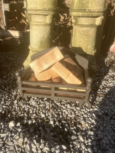 Cast iron fire - cast, vintage