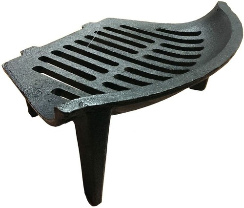 Fire grate bowed front - grate, cast