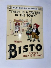 Vintage Bisto Gravy Enamel on