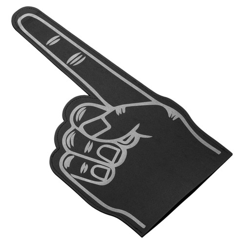 Foam finger inch number - number, 1