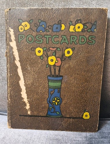 Pretty art deco postcard album - pretty,