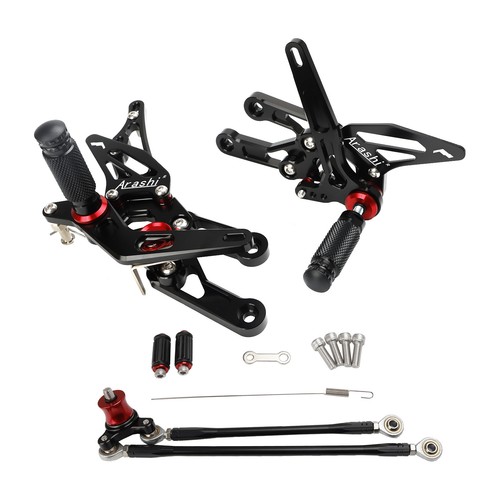 Rearsets footpegs black for - footpegs,