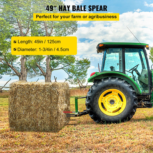 Hay spear bale 3000 - 49",