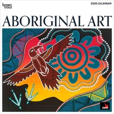 Aboriginal Art Calendar 2026 | Square 30cm x 30cm | 100% Plastic Free