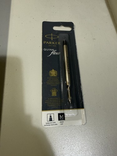 Black parker ballpoint pen - black,