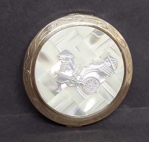 Vintage carved mother pearl - vintage, of