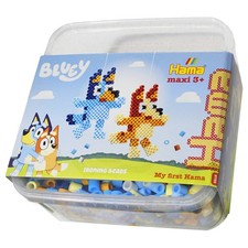 Bluey Maxi Beads Tub by Hama - Arts & Crafts Bead Set for Kids