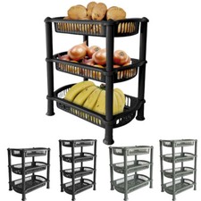 3&4 Tier Plastic Storage Shelf