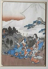 HIROSHIGE SOGA BROTHERS FUJI