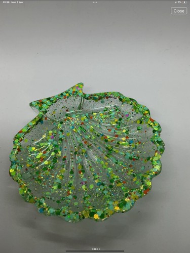 Shell soap dish - soap, tray