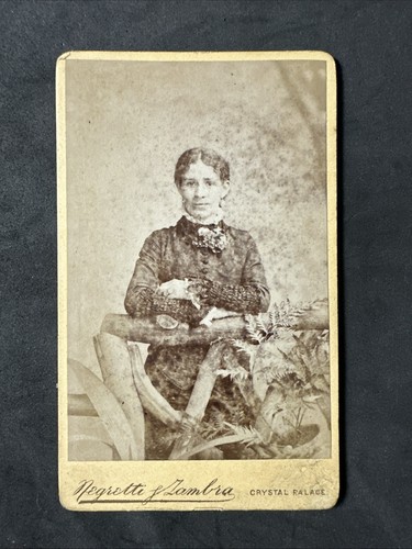 Cdv nervous lady negretti - nervous,