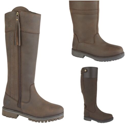 Waterproof matt leather boots - waterproof,