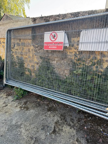 Heras fence panels used - fence,