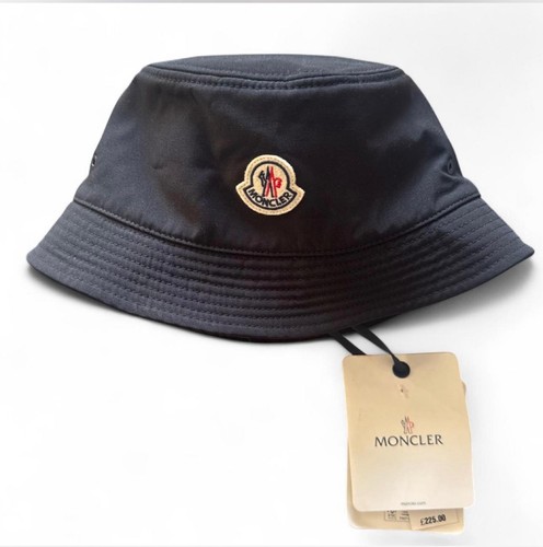 Moncler bucket hat black - black, nylon