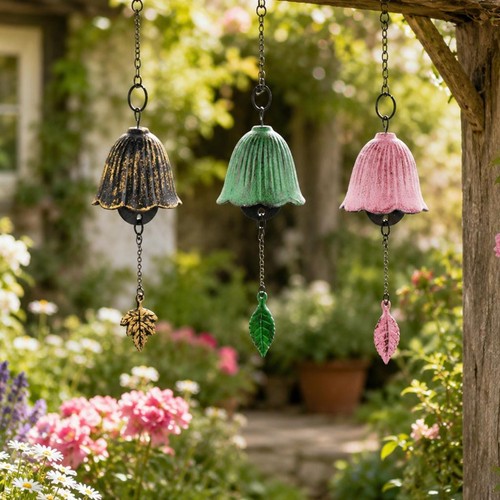 Wind chime metal cast - wind,