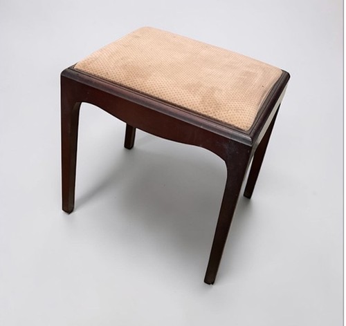 Stag dressing table stool