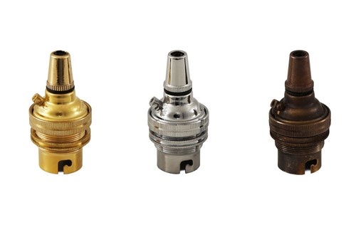 Metal b22 bayonet cap - metal,
