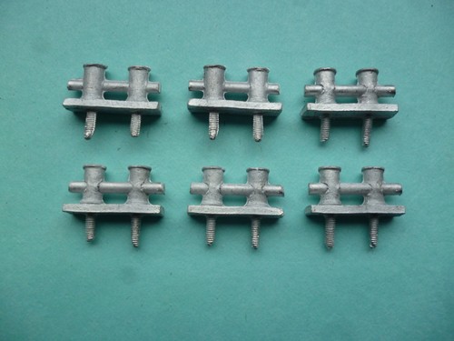 Model boat cast white - , metal