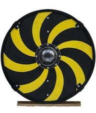 24 inches Wooden Round Yellow