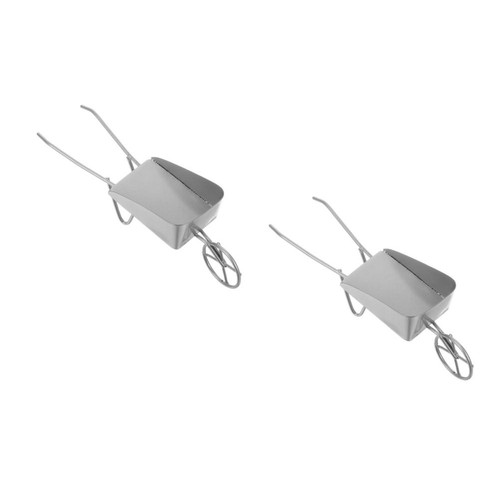 2pcs mini vintage wheelbarrow - mini,