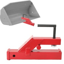Steel Clamp On Trailer Hitch Tractor Bucket 2inch Receiver for Tractor Forklift