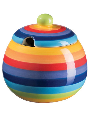 Hand painted rainbow stripe - hand,