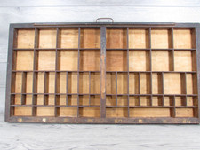 Vintage Wood Printers Drawer