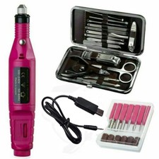 Professional Electric Manicure Pedicure Machine Nail File Drill Set Portable