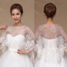 Women Floral Lace Wedding Cape