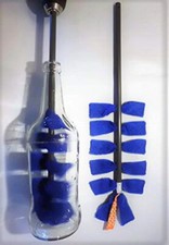 Beer Bottle Washer Cleaner brush drill attachment microfibre homebrew Wine brew