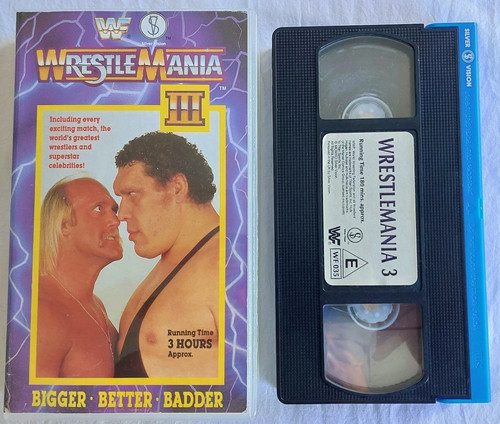 Wwf wrestlemania vhs video - wrestlemania,