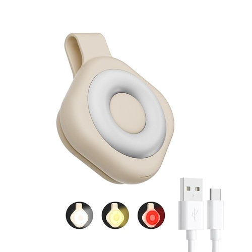 Beige clip flashlight for - on,