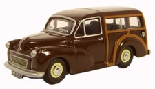 MORRIS MINOR TRAVELLER CAR - MAROON   -  1:76 - OO -  OXFORD 76MMT003