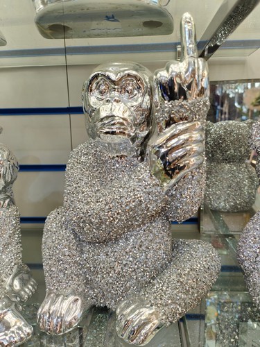 Crushed diamond rude - diamond, monkey