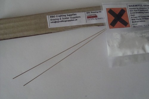 Silver solder brazing kit 2 - solder,