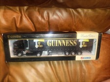 corgi scania curtainside guinness truck new 1.50 scale 76403