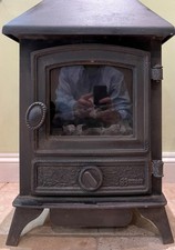 Hunter Hawk cast iron log-effect LPG gas stove - Heat input (gross) 3.2kW-4.8kW