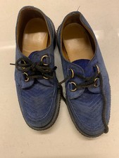 GENTS BLUE SUEDE CREEPER TEDDY