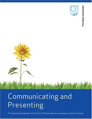 Communicating and presenting - and,