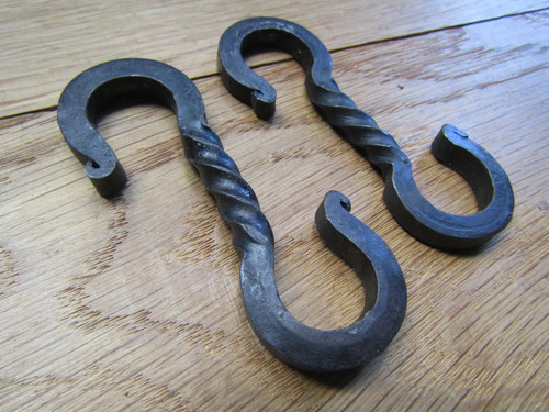 Pair hand forged blacksmith - of,