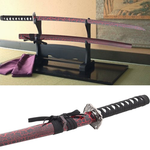 Crack wooden sword - sword, japanese