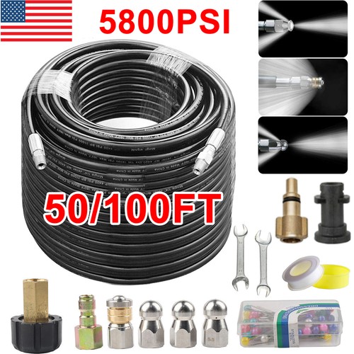 100ft sewer jetter nozzles - 100ft,