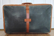Tanner, Krolle & Co Ltd 1970s Leather & Canvas Suitcase