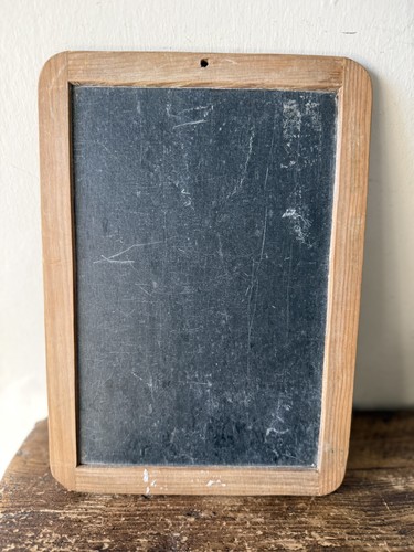 Vintage french wood slate - vintage,
