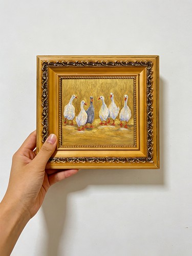 Farm duck flock rustic - duck, country