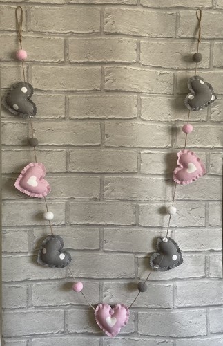 Heart garland bunting - garland,