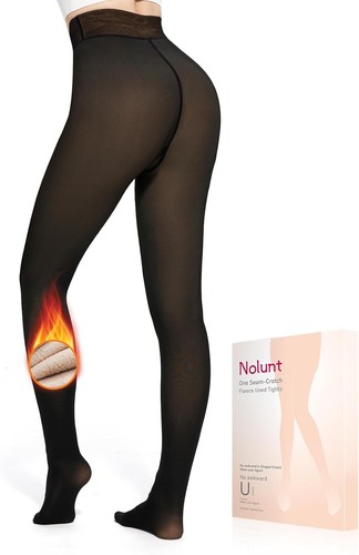 Women fleece lined - tights, fake
